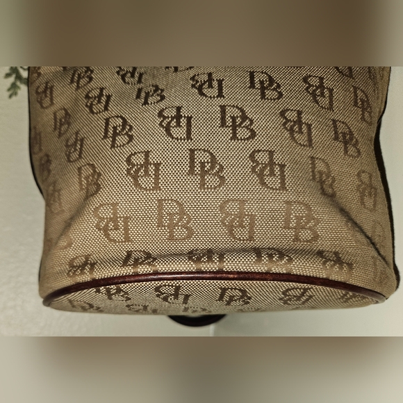Dooney & Bourke Brown Monogram Tote - Picture 8 of 12